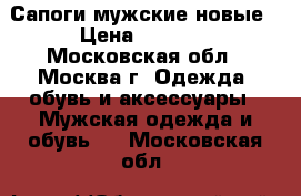 Сапоги мужские новые › Цена ­ 1 250 - Московская обл., Москва г. Одежда, обувь и аксессуары » Мужская одежда и обувь   . Московская обл.
